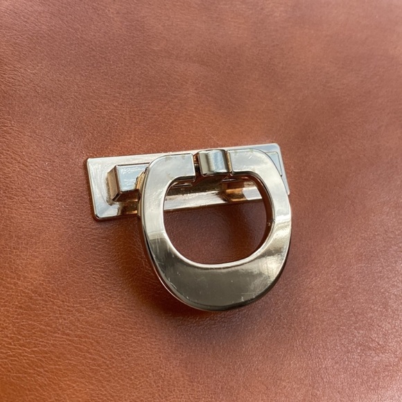 Ecosusi x Anthropologie Brown Leather Belt Bag Adjustable Strap & Buckle Satchel - Picture 4 of 11